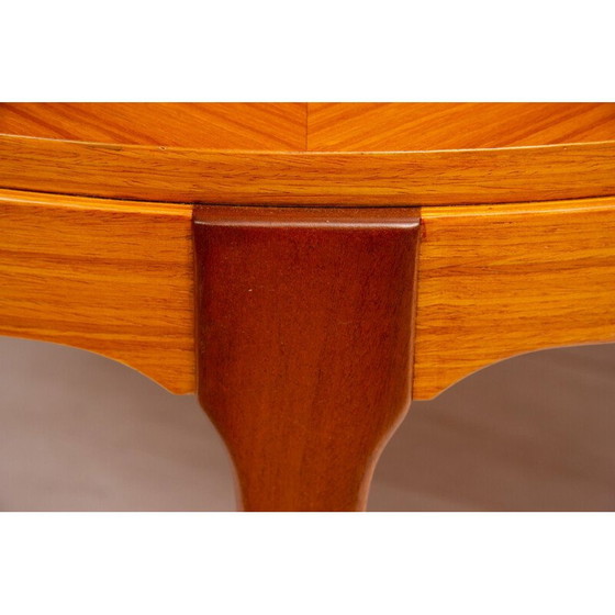 Image 1 of Table basse vintage scandinave en bouleau et noyer, 1960