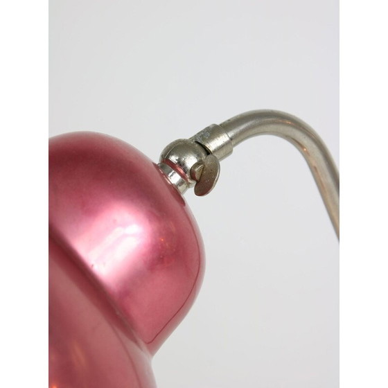 Image 1 of Lampe de table rouge du Mid Century, 1960s