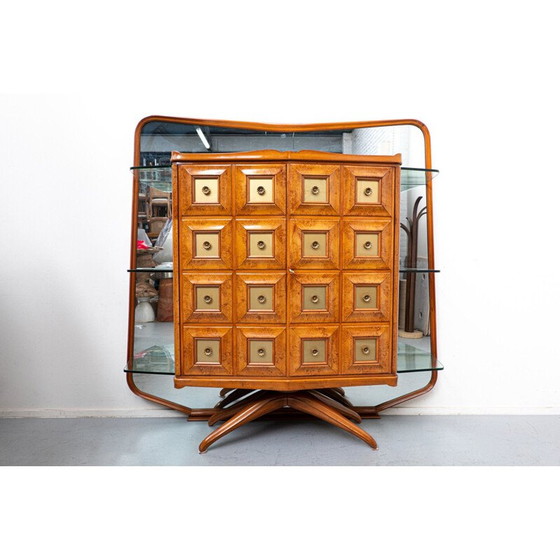 Image 1 of Bar du milieu du siècle par Guglielmo Ulrich pour Arredamenti Casa, années 1950