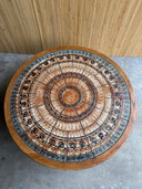 Table basse ronde vintage Ebbe Sørensen 1970S