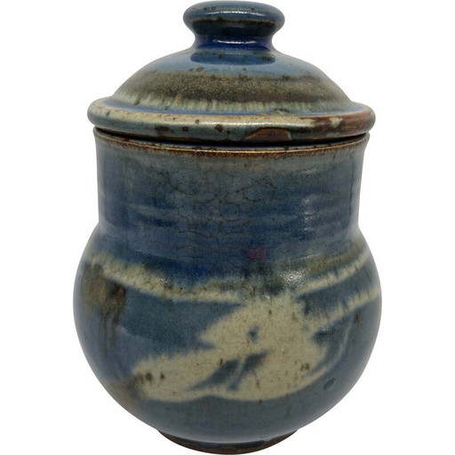 Pot couvert en céramique vintage de Mireille Dailer et Noël Delair