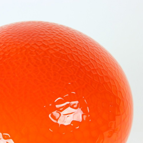 Image 1 of Lampe de table du milieu du siècle en verre opalin orange par Stefan Tabery pour Opp Jihlava, 1960s