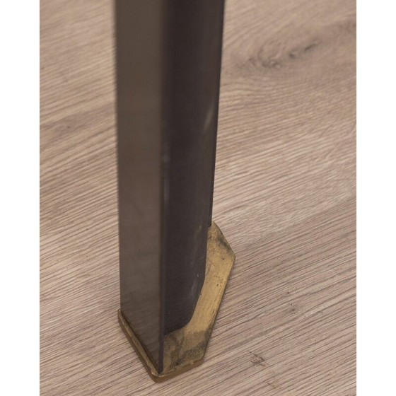 Image 1 of Table de salle à manger vintage Modèle T210 en acier et polyester par Osvaldo Borsani pour Progetti Tecno, Italie 1970