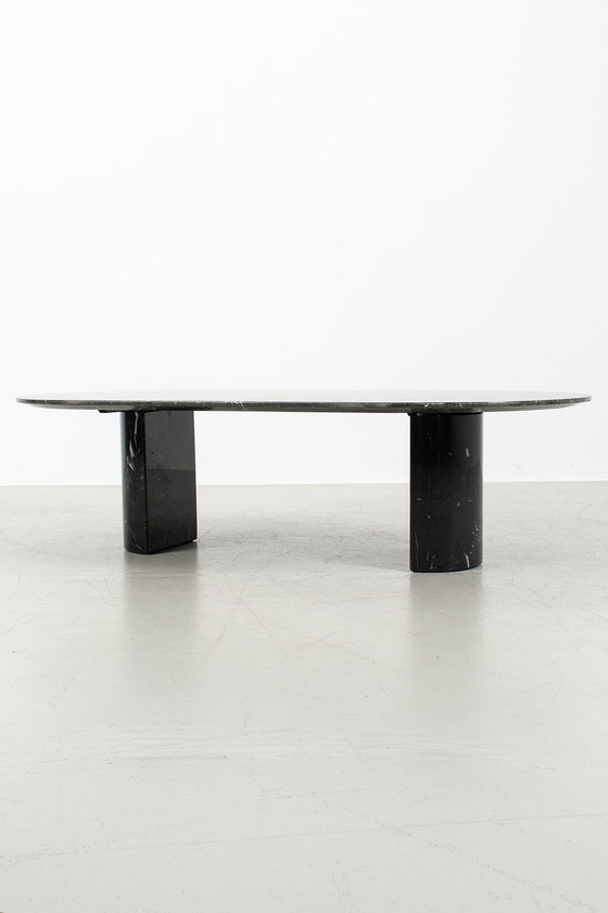 Image 1 of Table basse en marbre noir 59801