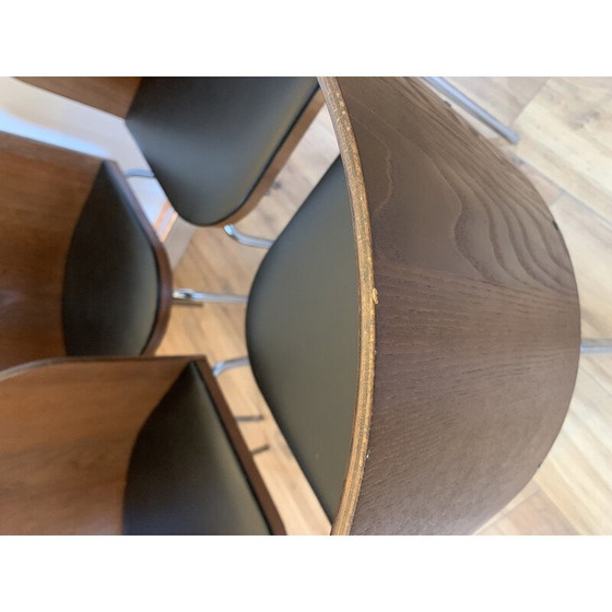 Image 1 of Ensemble de 4 chaises vintage par Sandra Kragnert pour Ikea