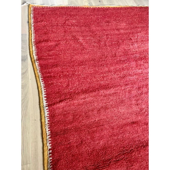 Image 1 of Tapis rouge vintage 1950