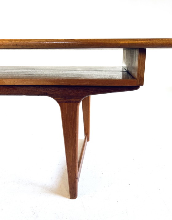 Image 1 of Table basse danoise en teck et céramique années 60