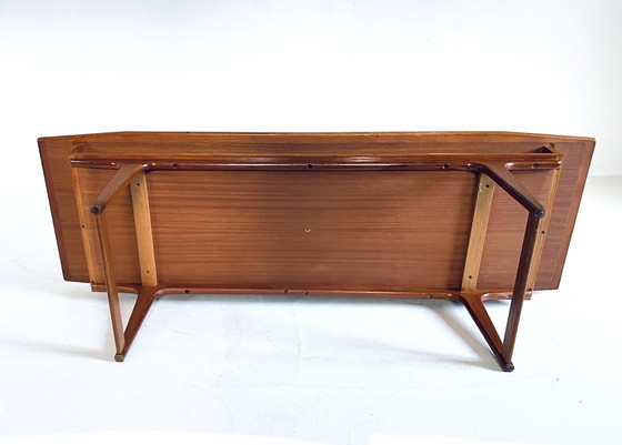 Image 1 of Table basse danoise en teck et céramique années 60