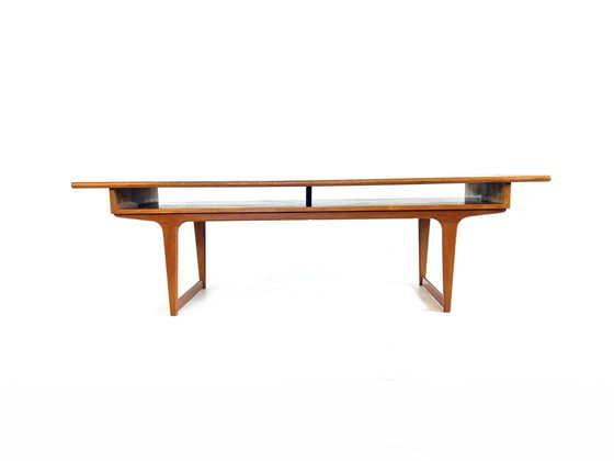 Image 1 of Table basse danoise en teck et céramique années 60