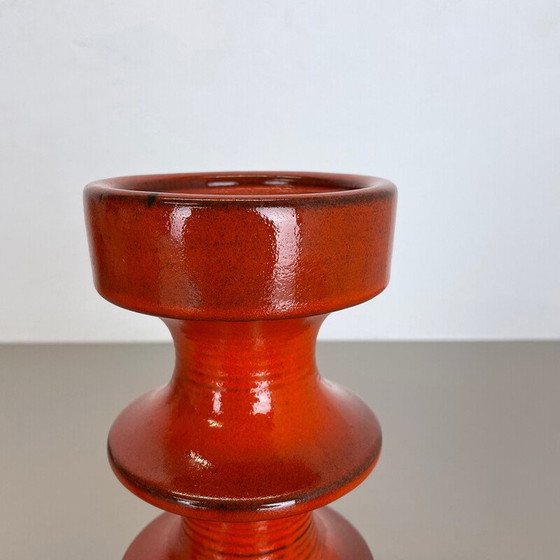Image 1 of Ensemble de 4 bougeoirs en poterie vintage par Cari Zalloni pour Steuler, Allemagne, années 1970