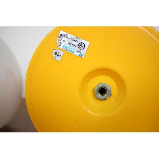 Image 1 of Lampe de table vintage en verre opale, Tchécoslovaquie 1970