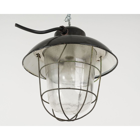 Image 1 of Lampe suspendue industrielle vintage 1960s