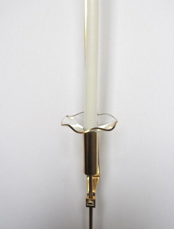 Image 1 of Pierre Forssell Paire De Bougeoirs Laiton Poli