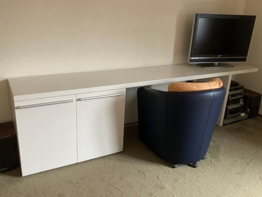 Cappellini Bureau/Table de travail avec armoire