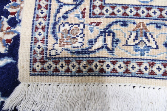 Image 1 of Tapis persan noué à la main original Naïn 9 La fine avec soie 245 X 195 cm Top condition