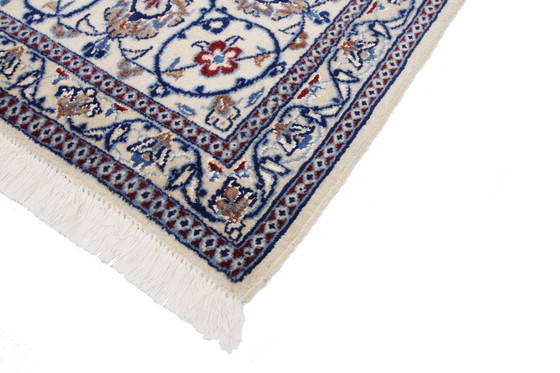 Image 1 of Tapis persan noué à la main original Naïn 9 La fine avec soie 245 X 195 cm Top condition