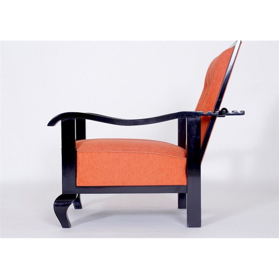 Image 1 of Fauteuil réglable en bois de hêtre, Tchécoslovaquie 1920
