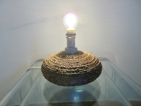 Image 1 of Lampe En Corde Tressée, France, 1970