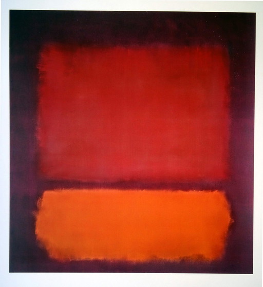 Mark Rothko - Sans titre 1962 - Lithographie offset - Achenbach Art Edition 1988