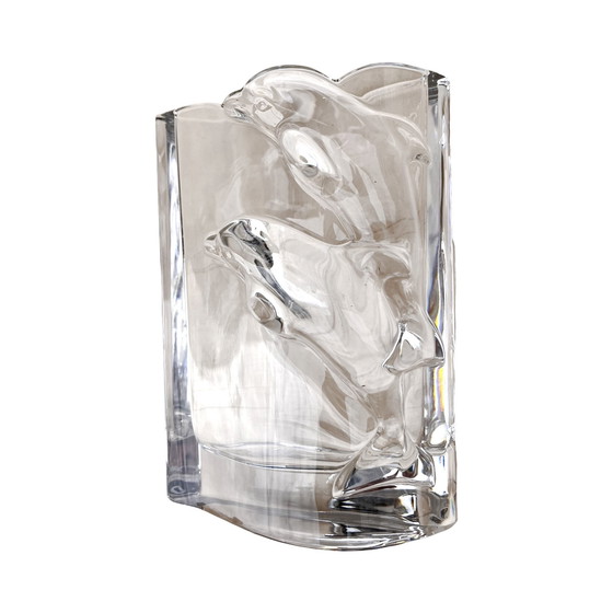 Image 1 of Vase en cristal Dauphins, Nachtmann Bleikristall Allemagne 1970S