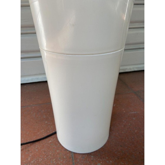 Image 1 of Lampadaire vintage blanc et or rose par Kaoyi Flacha, Japon 1980