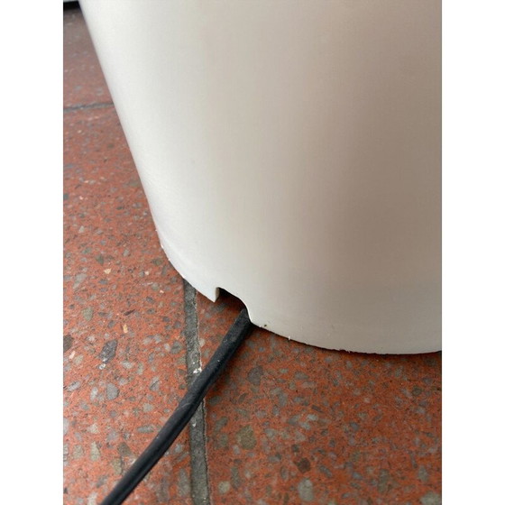 Image 1 of Lampadaire vintage blanc et or rose par Kaoyi Flacha, Japon 1980