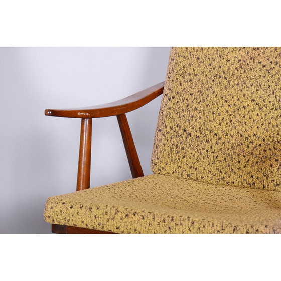 Image 1 of Paire de fauteuils en hêtre du milieu du siècle par Úluv, Tchécoslovaquie années 1960