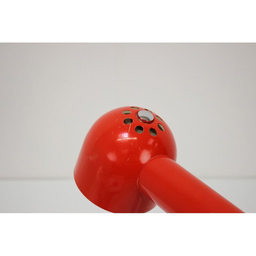 Lampe de table vintage en métal et chrome pour Napako, Tchécoslovaquie 1960