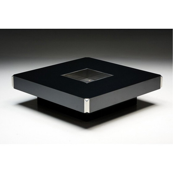 Image 1 of Table basse rectangulaire vintage en formica pour Cidue, Italie 1970