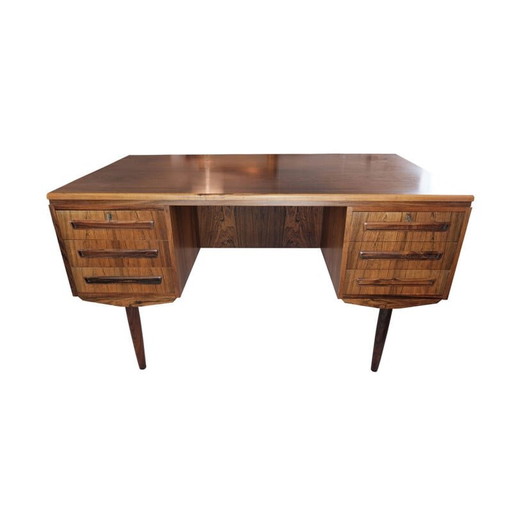 Bureau vintage en bois de rose par A.P. Møbler pour Svenstrup J., 1960