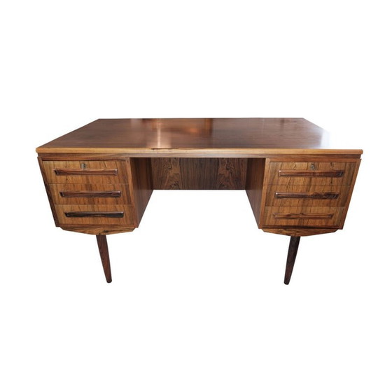 Image 1 of Bureau vintage en bois de rose par A.P. Møbler pour Svenstrup J., 1960