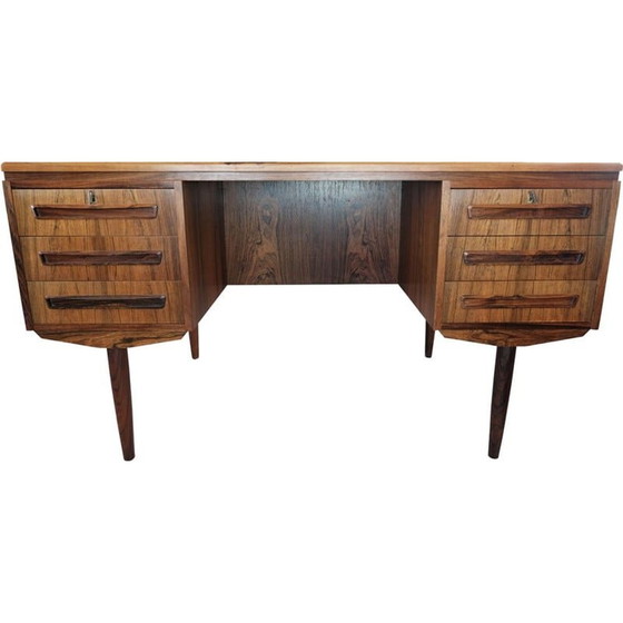 Image 1 of Bureau vintage en bois de rose par A.P. Møbler pour Svenstrup J., 1960