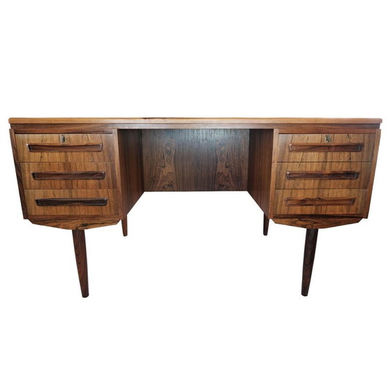 Image 1 of Bureau vintage en bois de rose par A.P. Møbler pour Svenstrup J., 1960