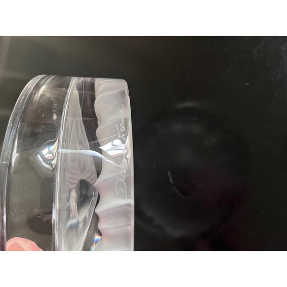 Image 1 of Cendrier vintage en cristal par Daum, France 1970