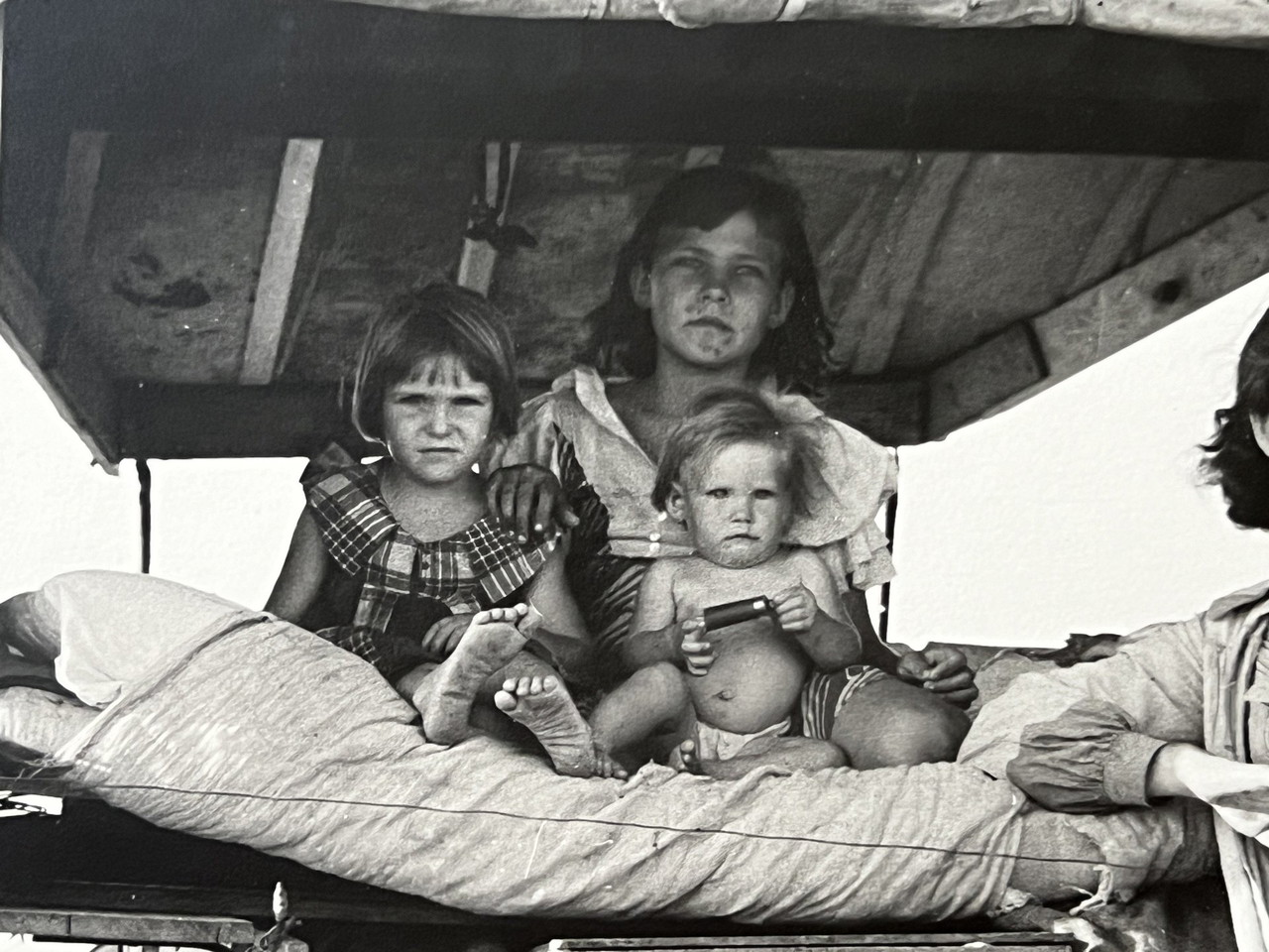Dorothea Lange, photographie avec timbre reproduite à partir de la  collection de la Bibliothèque du Congrès, | €2,500 | Whoppah, image size:1280x960