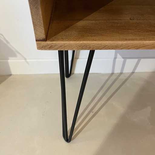 Petite Console En Bois Pieds Épingles