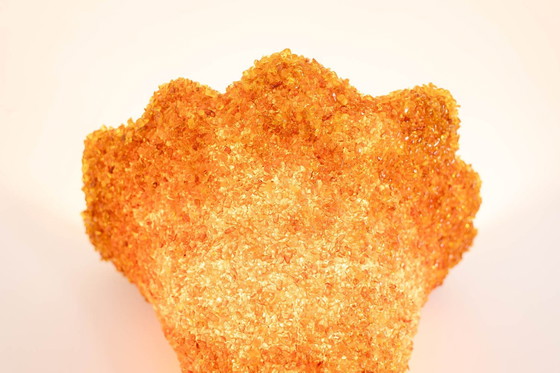 Image 1 of Paire D’Appliques En Ambre Et Malachite. Travail Contemporain.