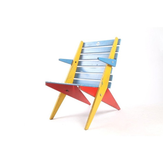 Image 1 of Mid-century Fauteuil pliant design, Tchécoslovaquie - années 1950