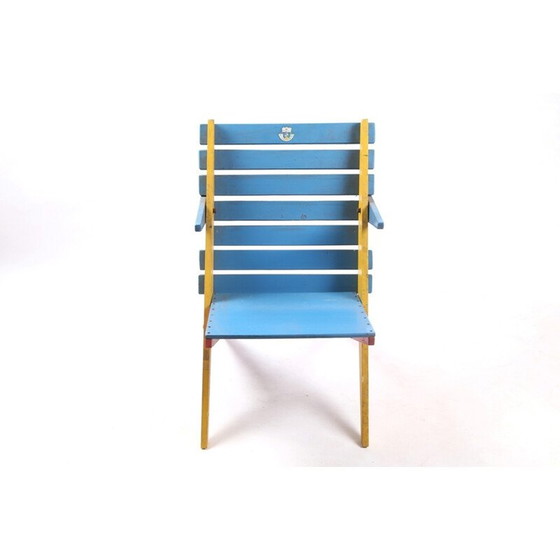 Image 1 of Mid-century Fauteuil pliant design, Tchécoslovaquie - années 1950