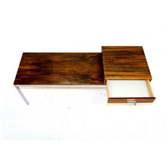 Image 1 of Banc téléphonique vintage en bois de rose par Möbel-Ikea, Suède 1960