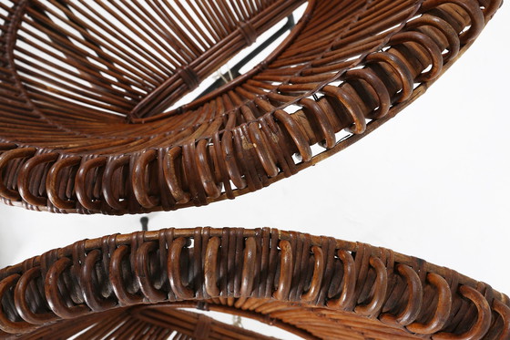 Image 1 of 2 fauteuils de salon en rotin par Janine Abraham & Dirk Jan Rol, 1960S