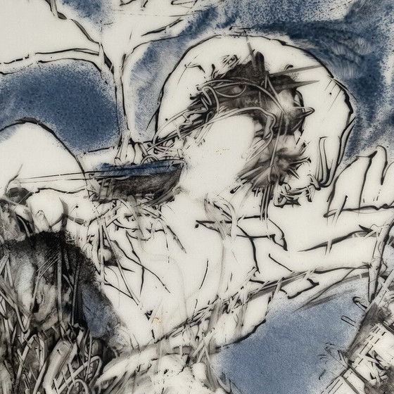 Image 1 of Plat en céramique vintage de Françoise Deyrieux, années 2018