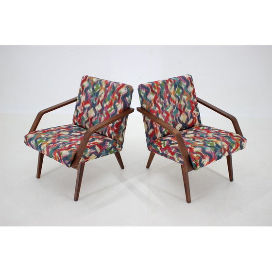 Image 1 of Paire de fauteuils vintage, Tchécoslovaquie 1960