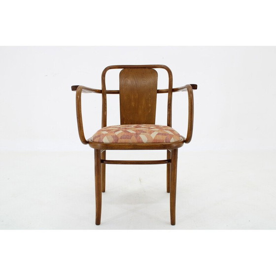 Image 1 of Bureau vintage en bois courbé pour Ton, Tchécoslovaquie 1960