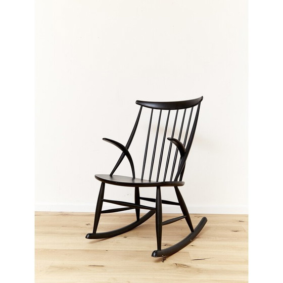 Image 1 of Fauteuil à bascule vintage Iw3 par Illum Wikkelsø pour Niels Eilersen