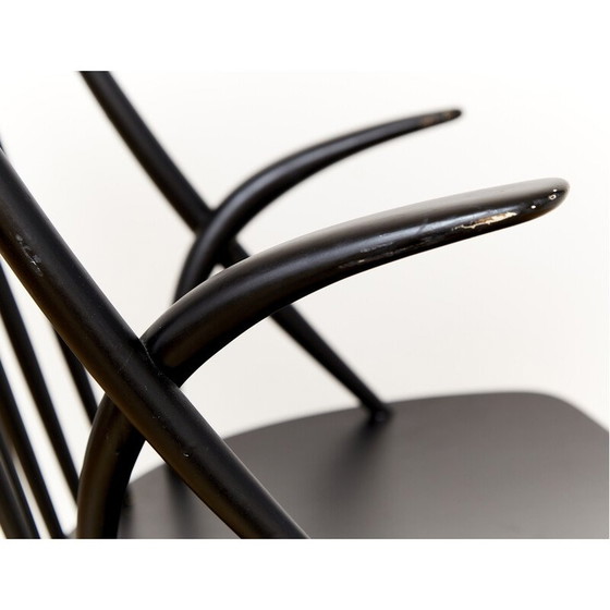 Image 1 of Fauteuil à bascule vintage Iw3 par Illum Wikkelsø pour Niels Eilersen