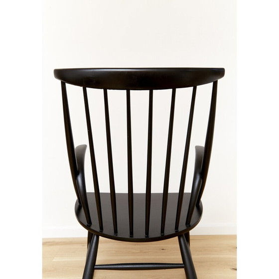 Image 1 of Fauteuil à bascule vintage Iw3 par Illum Wikkelsø pour Niels Eilersen
