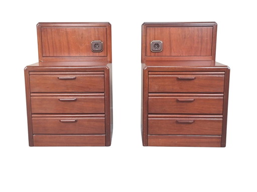 2 X tables de nuit vintage Hulsta