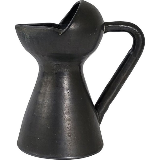 Pichet noir vintage, années 1950