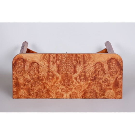 Image 1 of Paire de tables d'appoint Art Déco en bois d'orme, années 1920